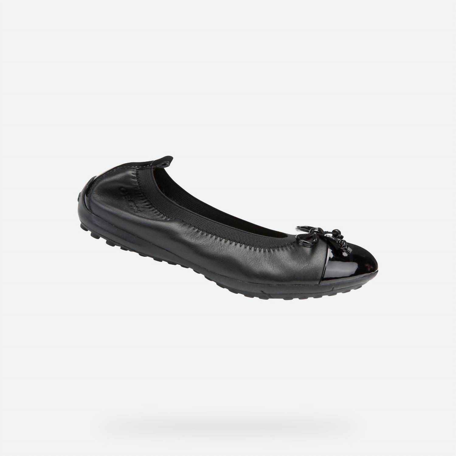 New Geox Girls Piuma Ballet Flats In Black